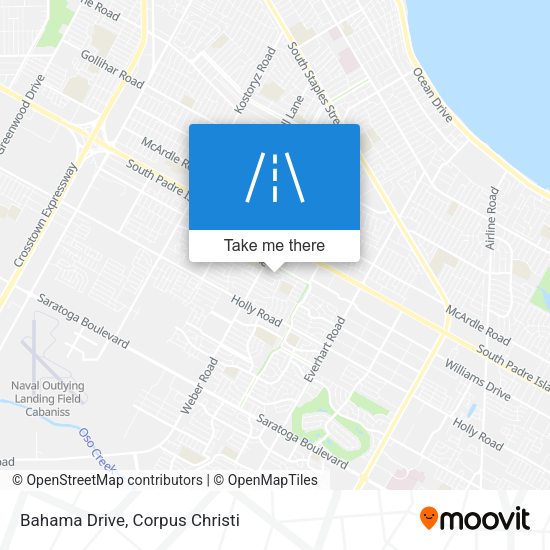 Bahama Drive map
