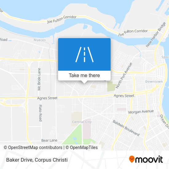 Mapa de Baker Drive