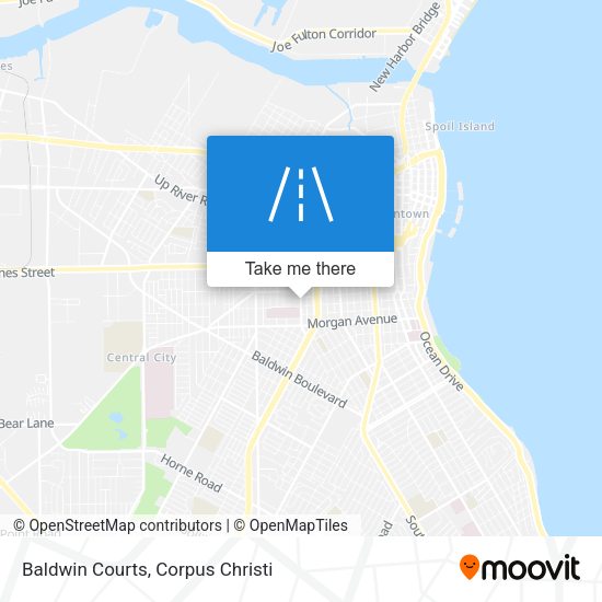 Mapa de Baldwin Courts