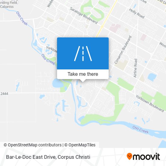 Bar-Le-Doc East Drive map