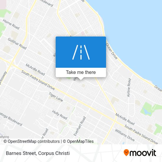 Barnes Street map
