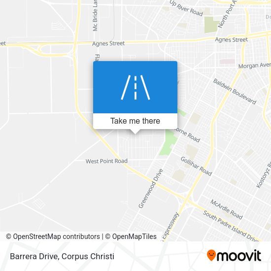 Barrera Drive map