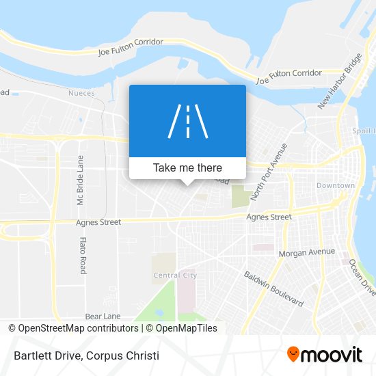 Mapa de Bartlett Drive