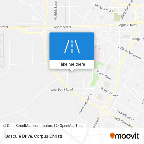 Mapa de Bascule Drive