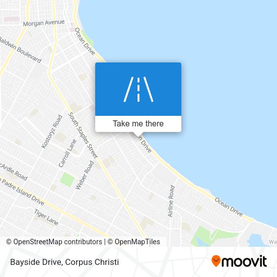 Bayside Drive map