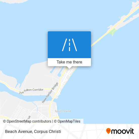 Beach Avenue map