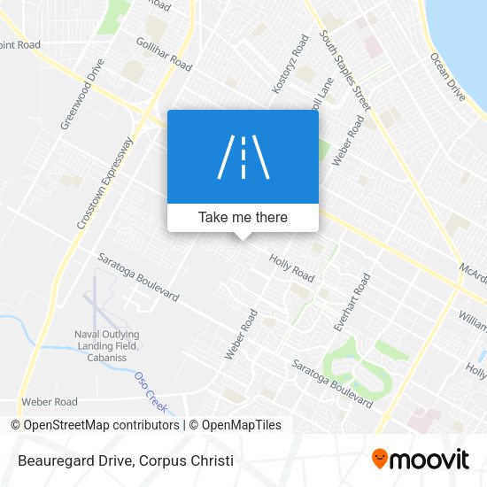Mapa de Beauregard Drive