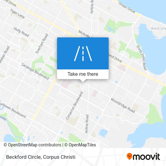Beckford Circle map