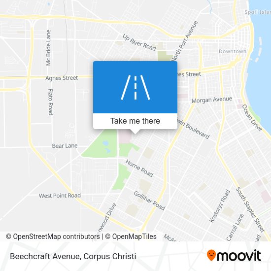 Mapa de Beechcraft Avenue