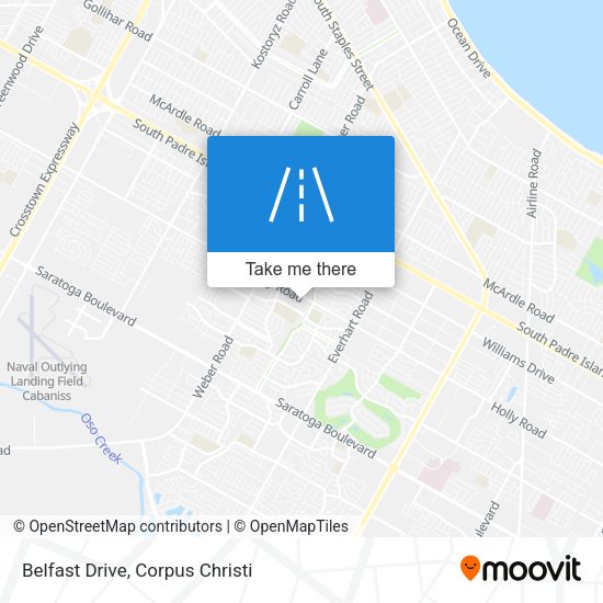Belfast Drive map