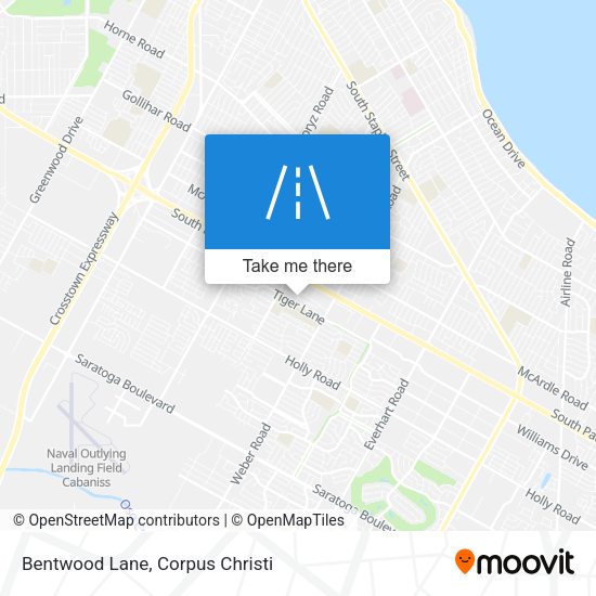 Mapa de Bentwood Lane