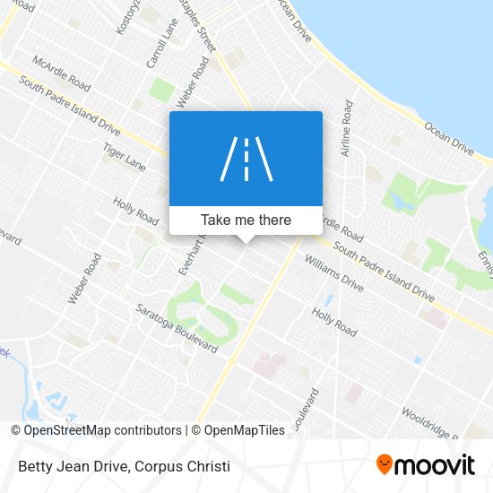 Betty Jean Drive map