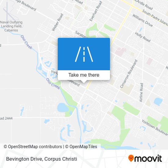 Bevington Drive map