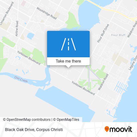 Black Oak Drive map