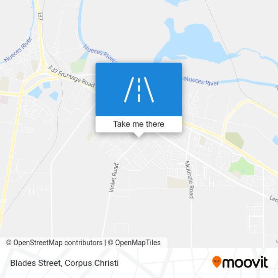 Blades Street map