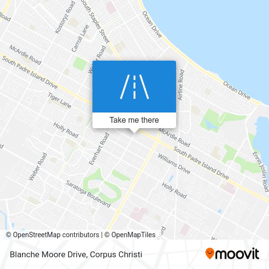 Mapa de Blanche Moore Drive