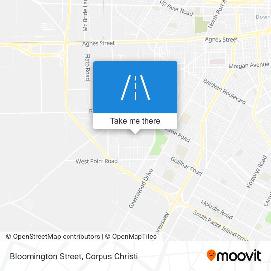 Bloomington Street map
