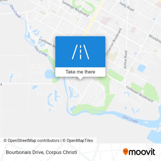 Bourbonais Drive map