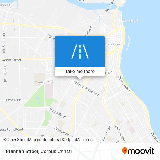 Brannan Street map