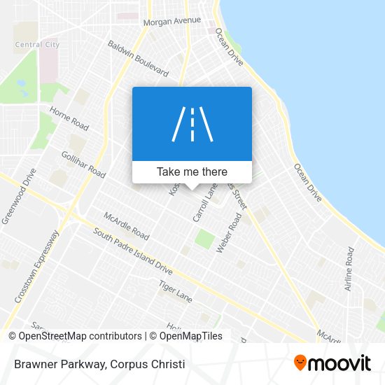 Mapa de Brawner Parkway