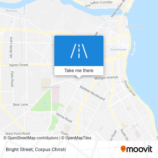 Bright Street map
