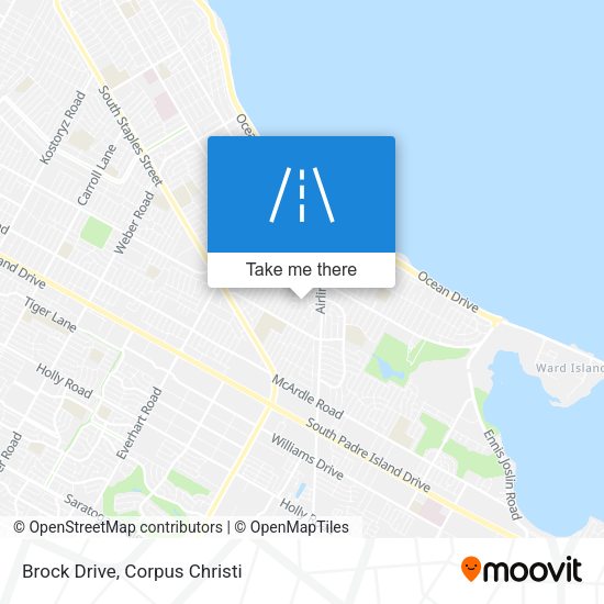 Brock Drive map