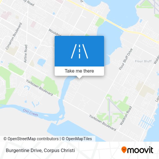 Burgentine Drive map