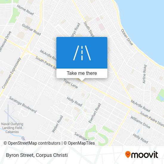 Mapa de Byron Street