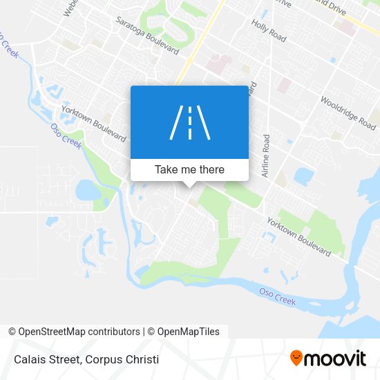 Mapa de Calais Street