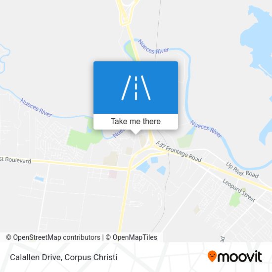 Calallen Drive map