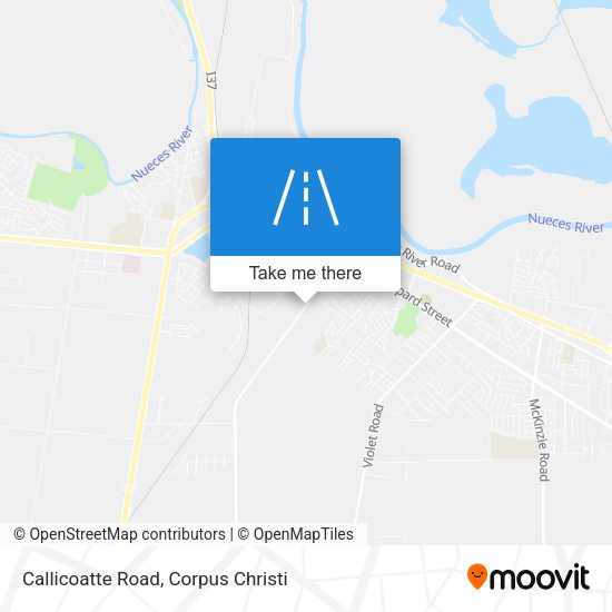 Callicoatte Road map