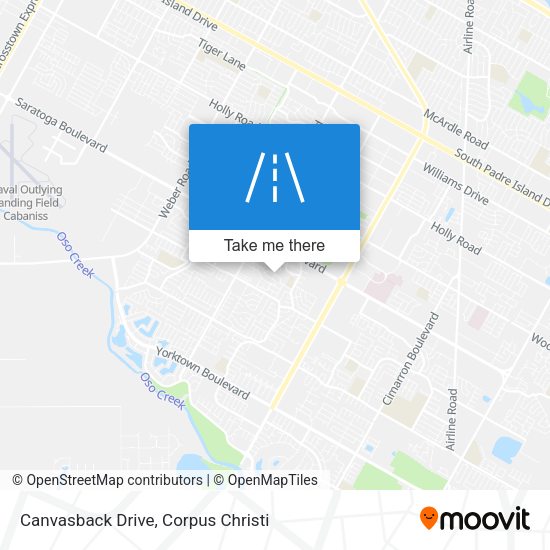 Mapa de Canvasback Drive