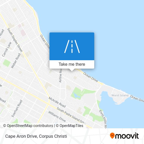 Cape Aron Drive map