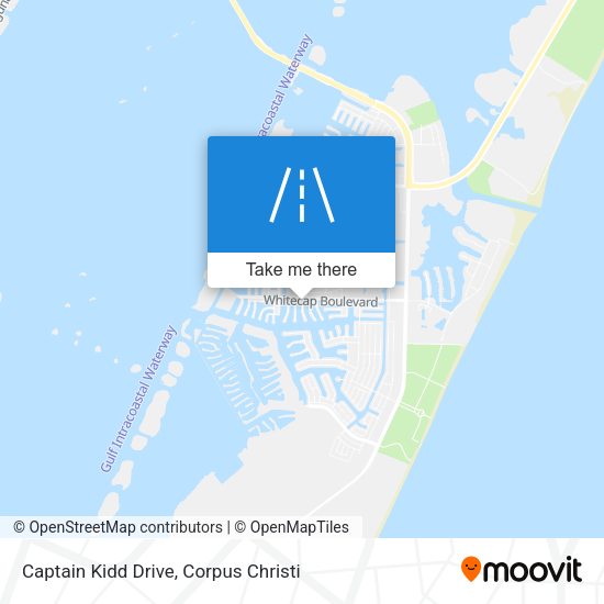 Captain Kidd Drive map