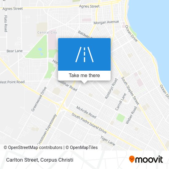 Mapa de Carlton Street