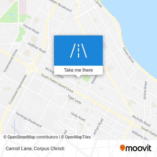 Carroll Lane map