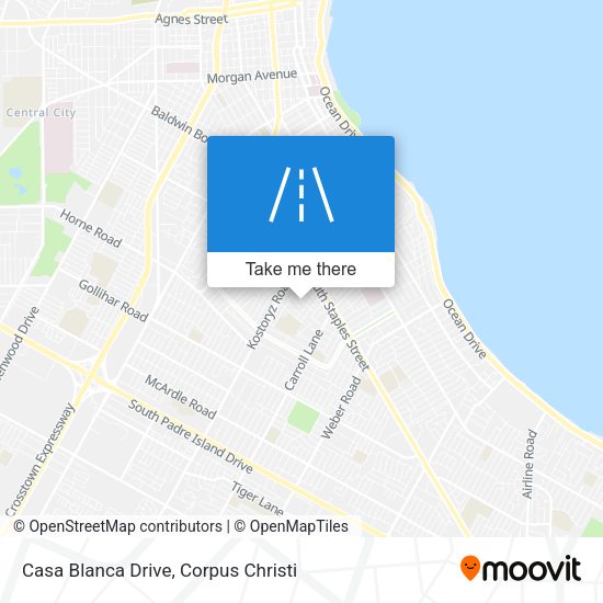 Casa Blanca Drive map