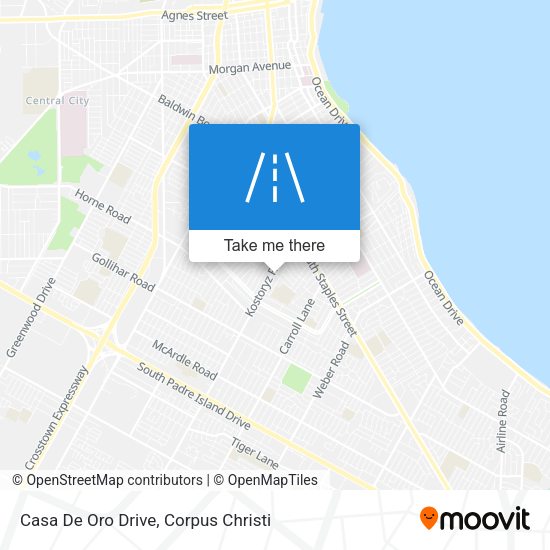 Casa De Oro Drive map