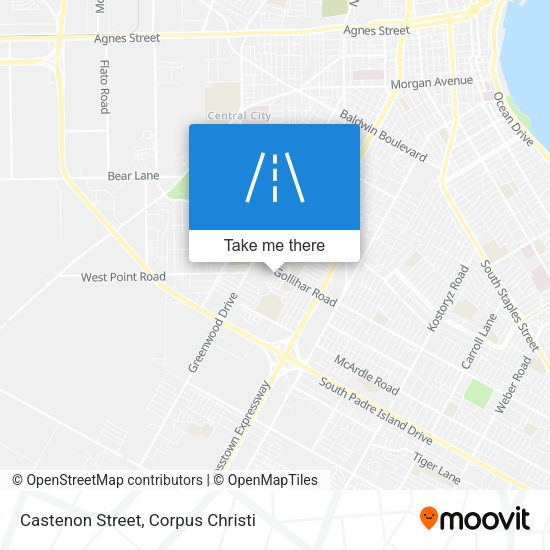 Mapa de Castenon Street