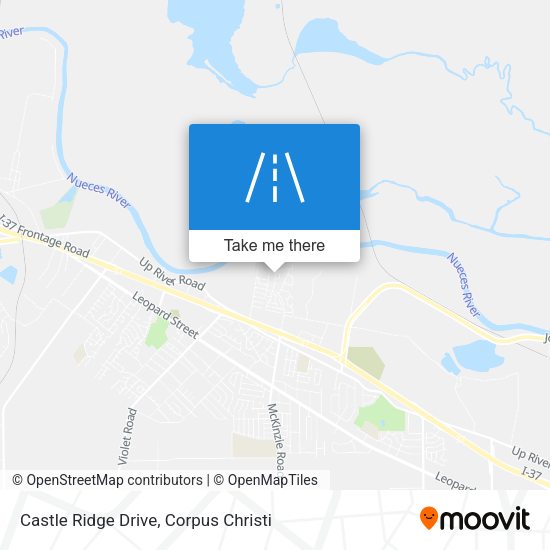 Castle Ridge Drive map