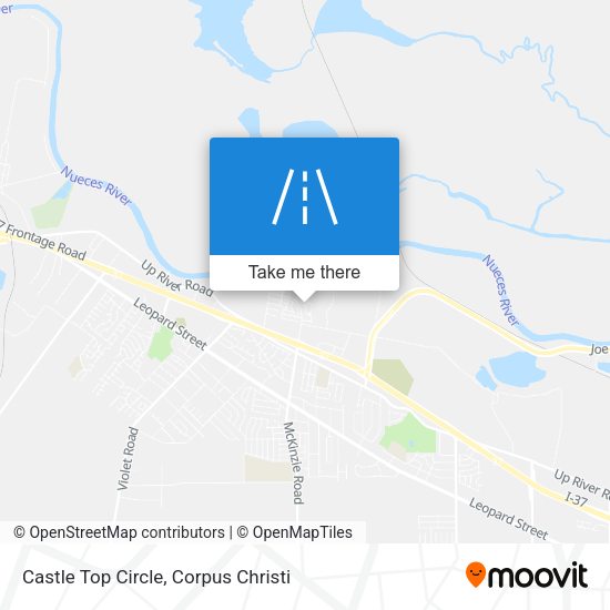 Castle Top Circle map