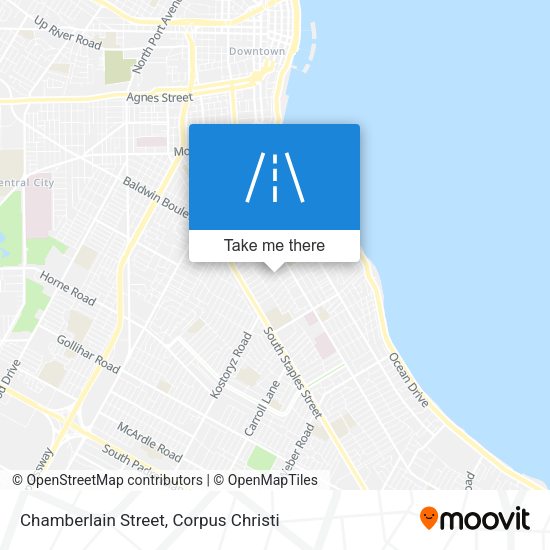 Mapa de Chamberlain Street