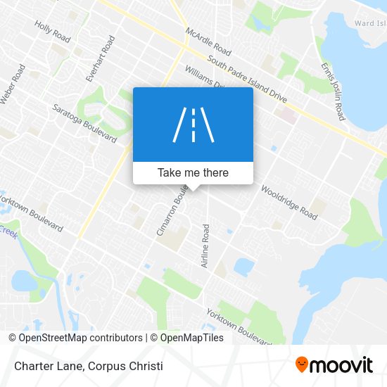 Mapa de Charter Lane