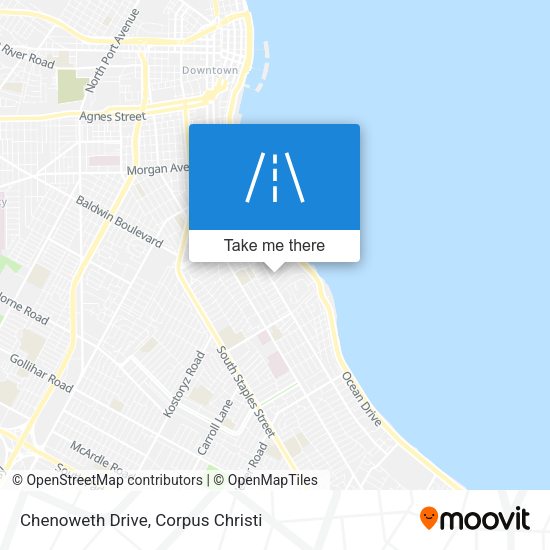 Chenoweth Drive map