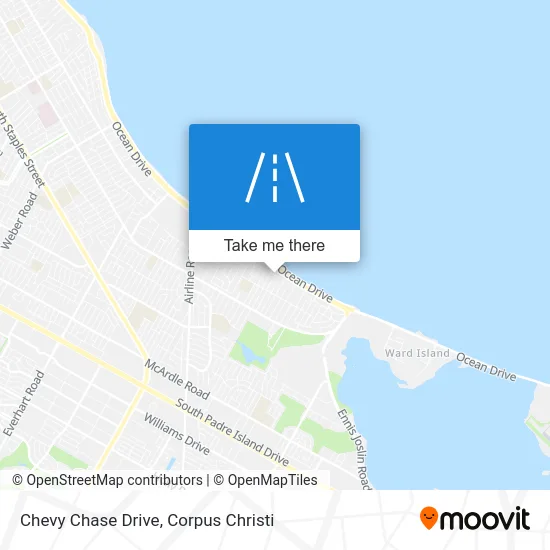 Chevy Chase Drive map