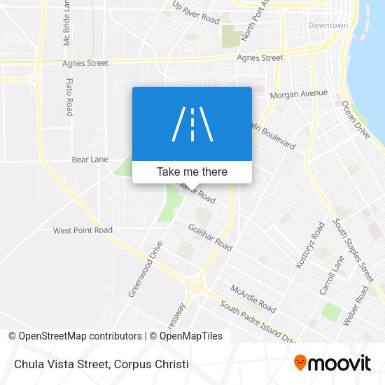 Chula Vista Street map