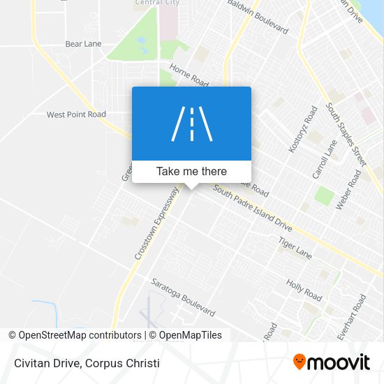 Civitan Drive map