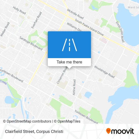 Clairfield Street map