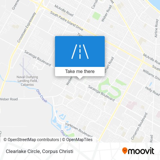 Clearlake Circle map