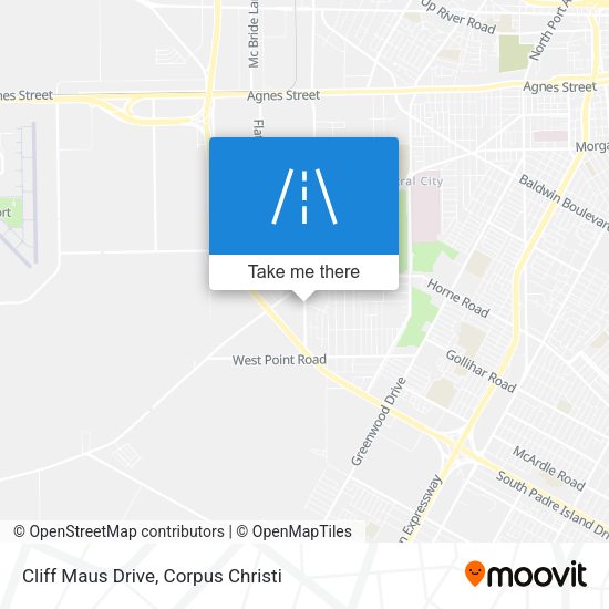 Mapa de Cliff Maus Drive